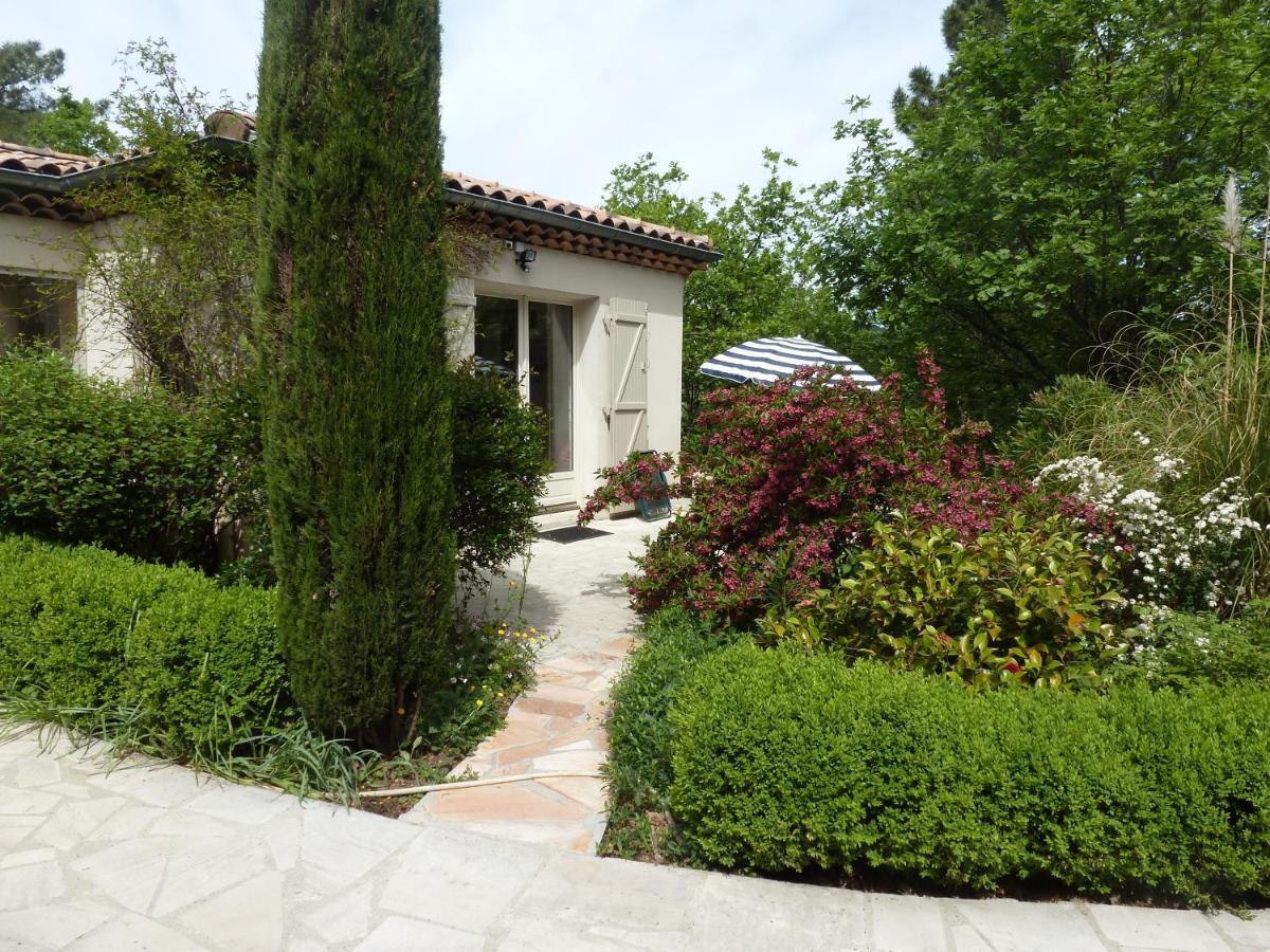 Villa Domaine Du Planas - Patio à Ailhon Extérieur photo